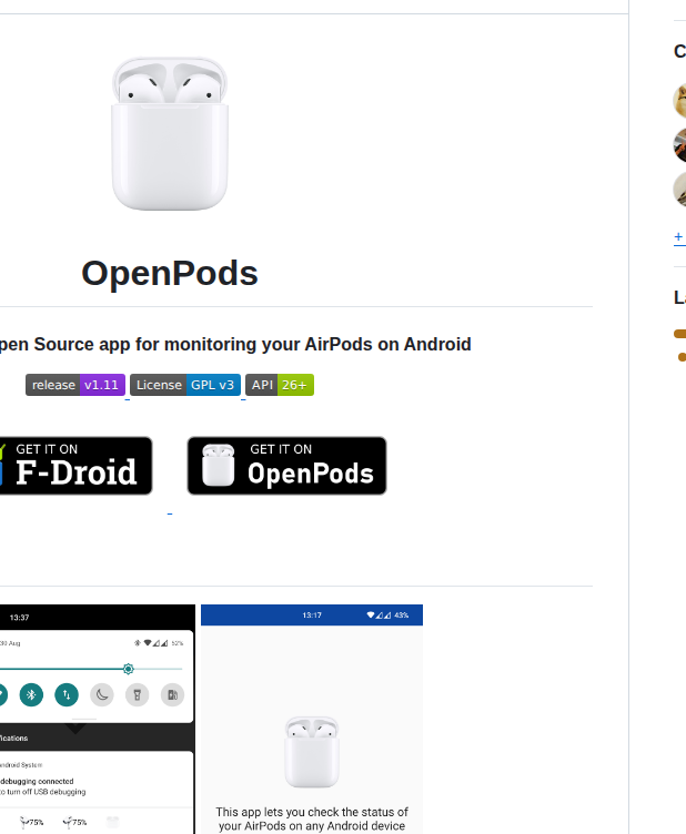 Adolfintel Openpods screenshot