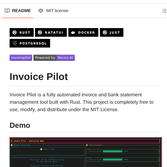 Adolfousier Invoicepilot screenshot