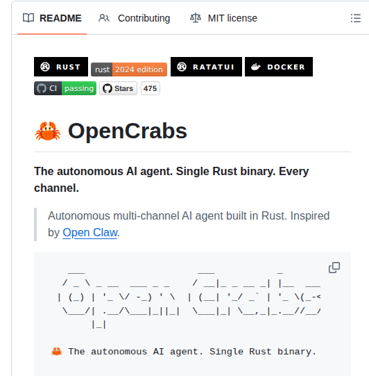 Adolfousier Opencrabs screenshot