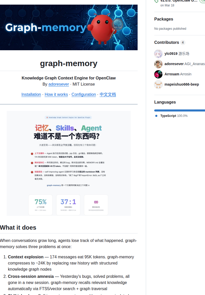 Adoresever Graph Memory screenshot