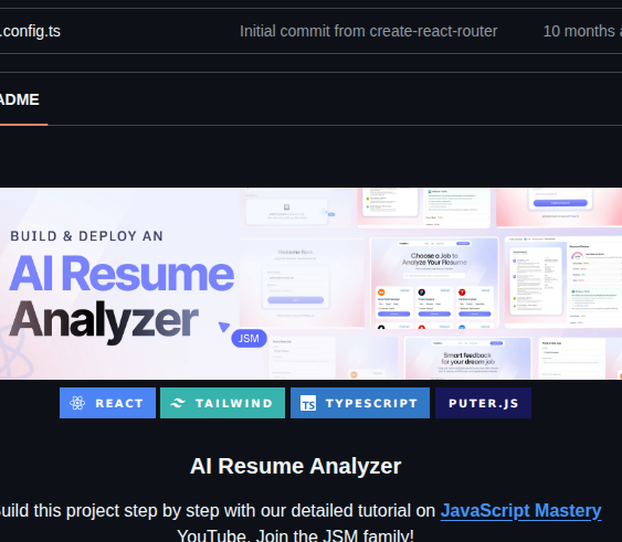 Adrianhajdin Ai Resume Analyzer screenshot