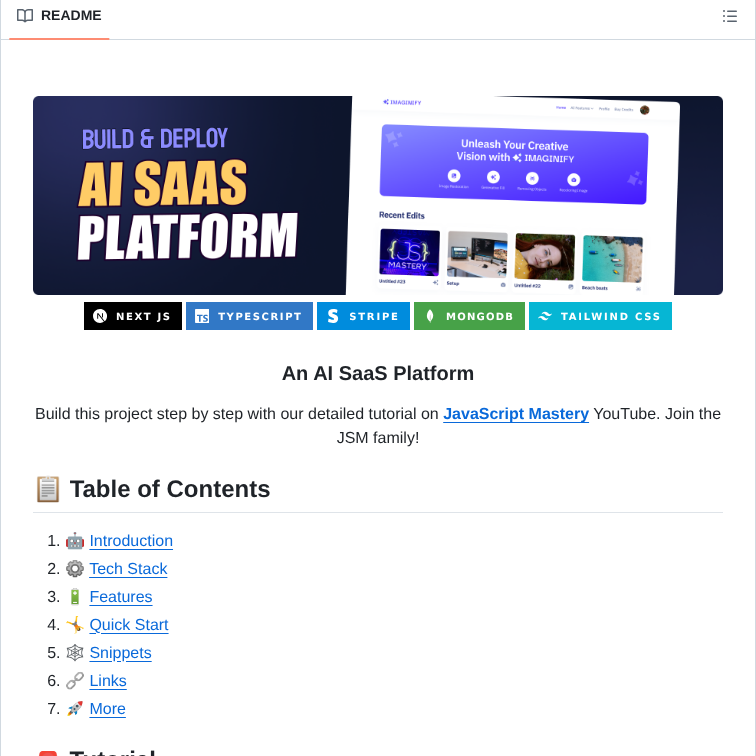 Adrianhajdin Ai_saas_app screenshot
