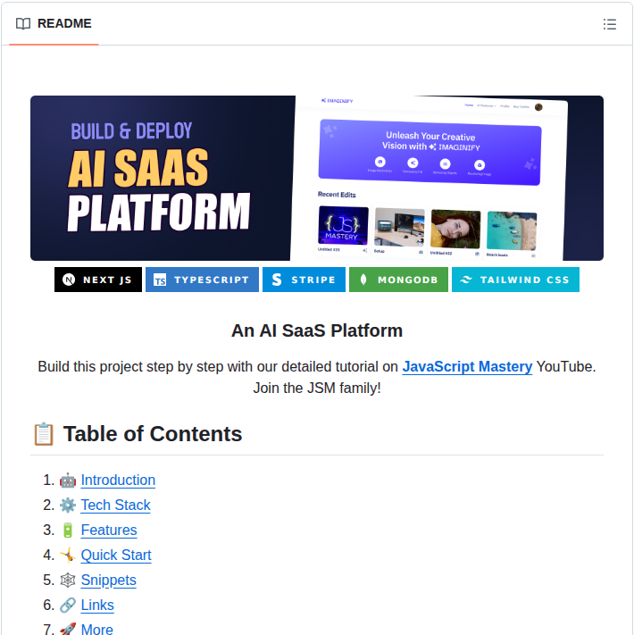 Adrianhajdin Ai_saas_app screenshot