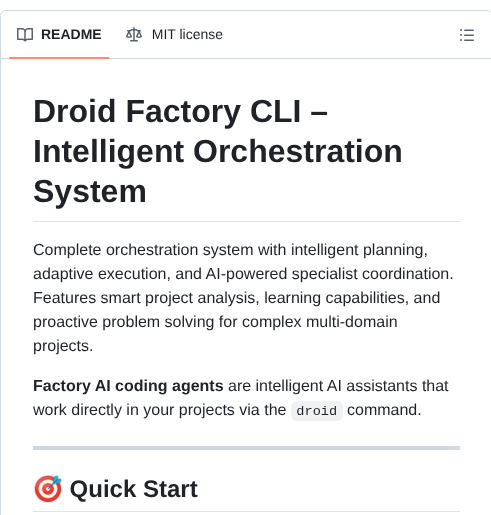 Aeitroc Droid Cli Orchestrator screenshot