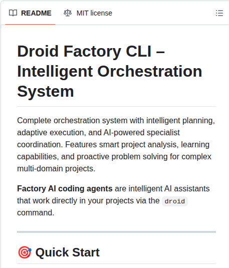 Aeitroc Droid Cli Orchestrator screenshot