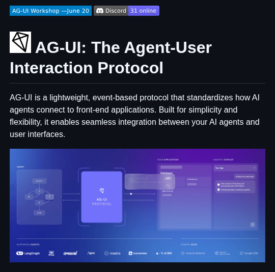 Ag Ui Protocol Ag Ui screenshot