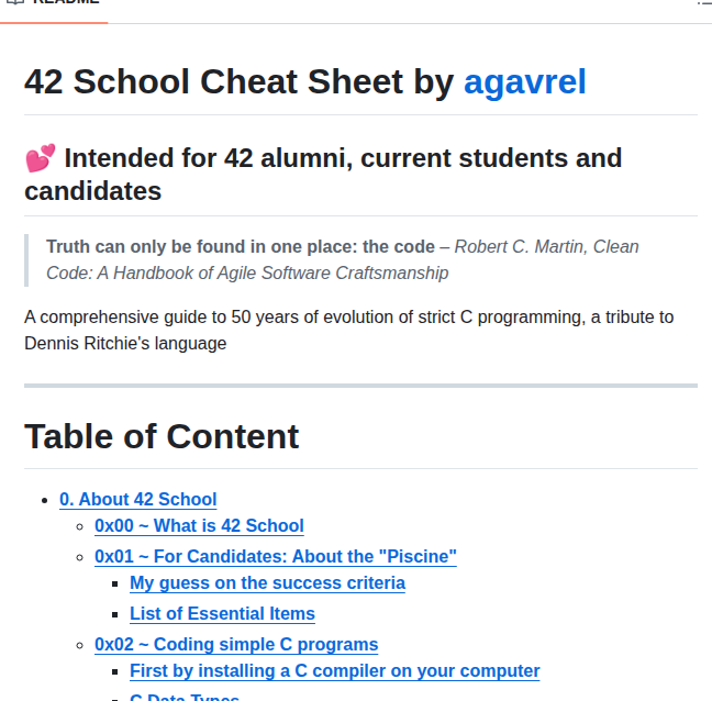 Agavrel 42_cheatsheet screenshot