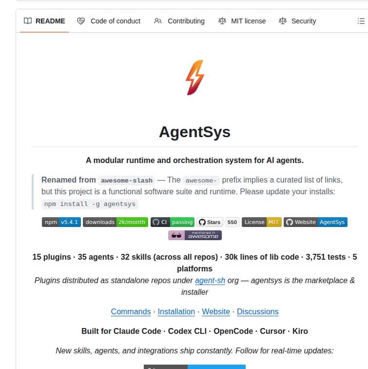 Agent Sh Agentsys screenshot