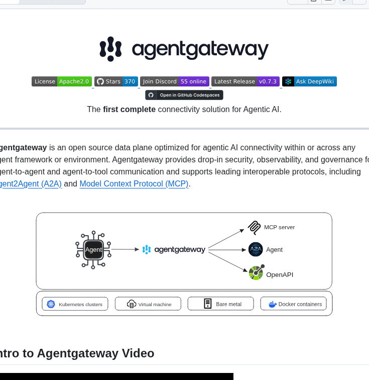 Agentgateway Agentgateway screenshot