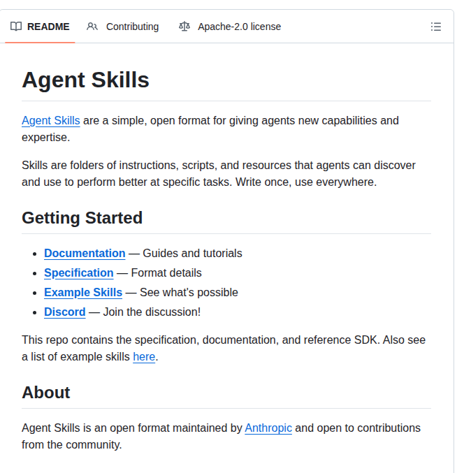 Agentskills Agentskills screenshot