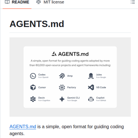 Agentsmd Agents.md screenshot