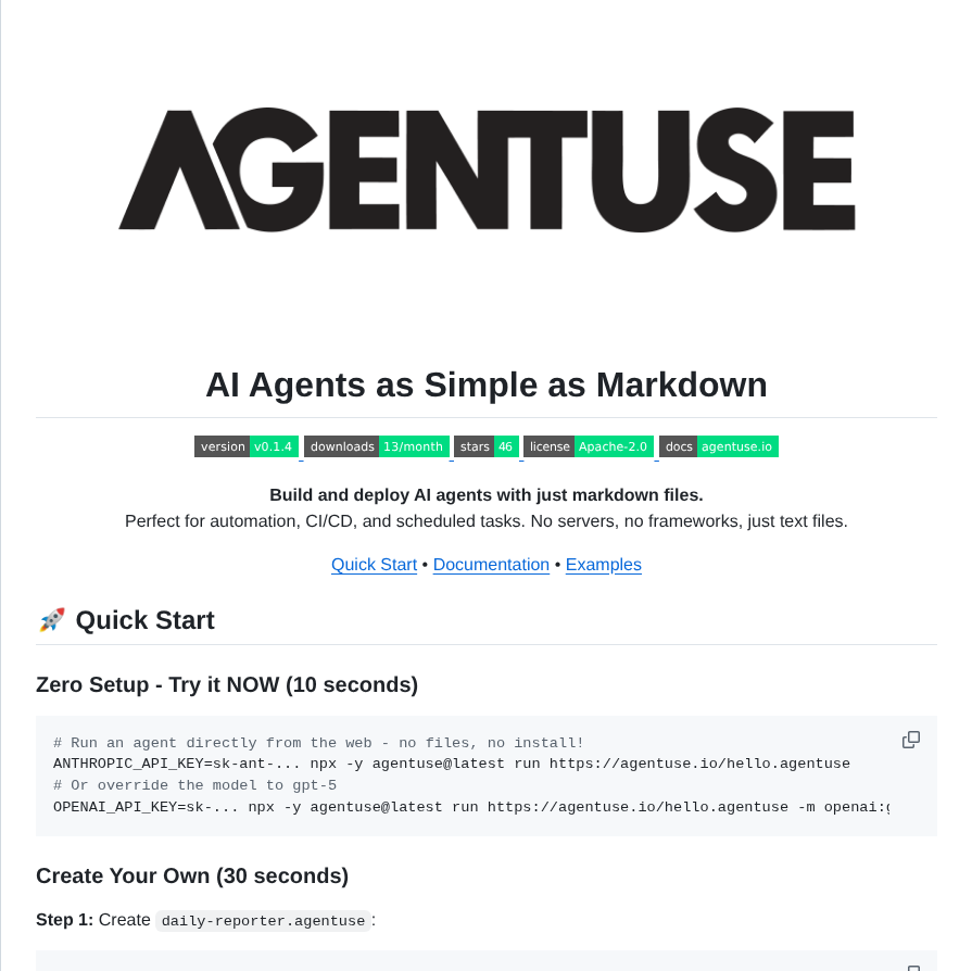 Agentuse Agentuse screenshot