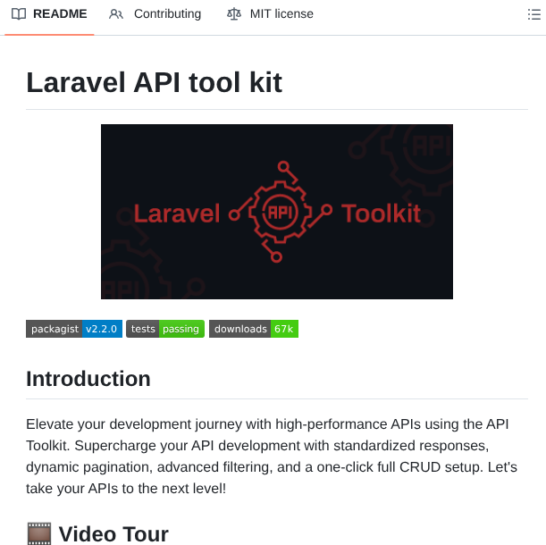 Ahmedesa Laravel Api Tool Kit screenshot