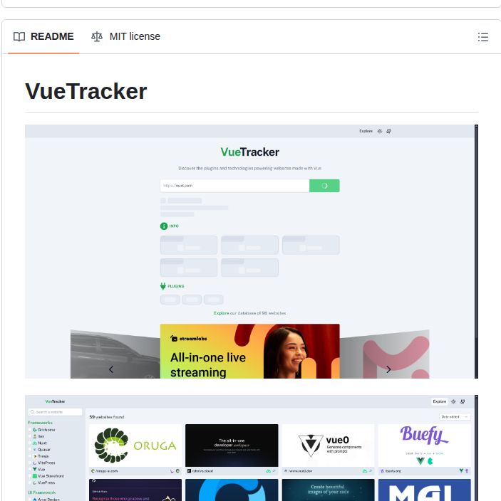 Ahmedrangel Vuetracker screenshot