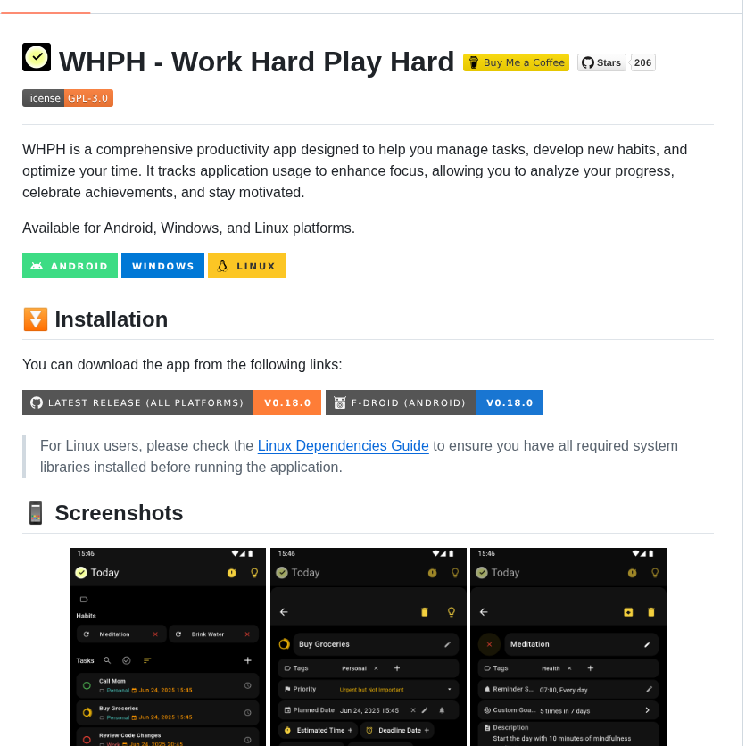 Ahmet Cetinkaya Whph screenshot