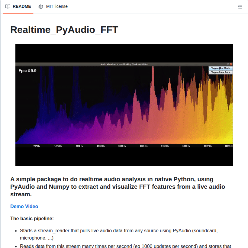 Aixander Realtime_pyaudio_fft screenshot