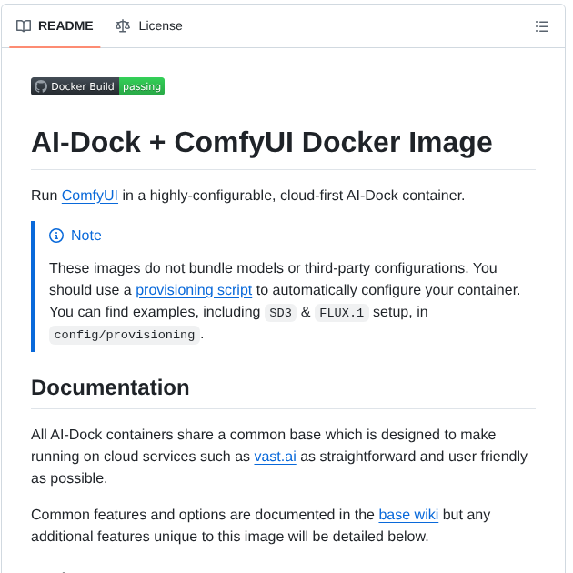 Ai Dock Comfyui screenshot