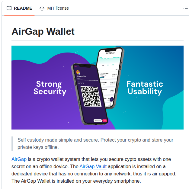 Airgap It Airgap Wallet screenshot
