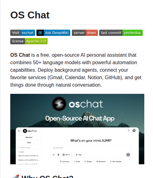 Ajanraj Openchat screenshot