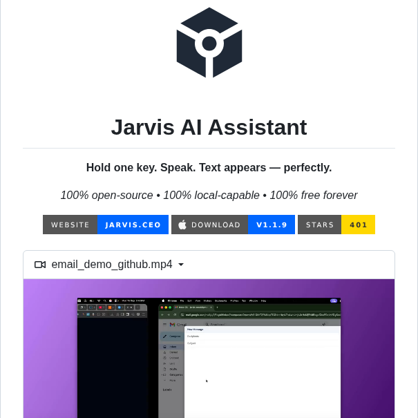 Akshayaggarwal99 Jarvis Ai Assistant screenshot