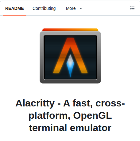 Alacritty Alacritty screenshot