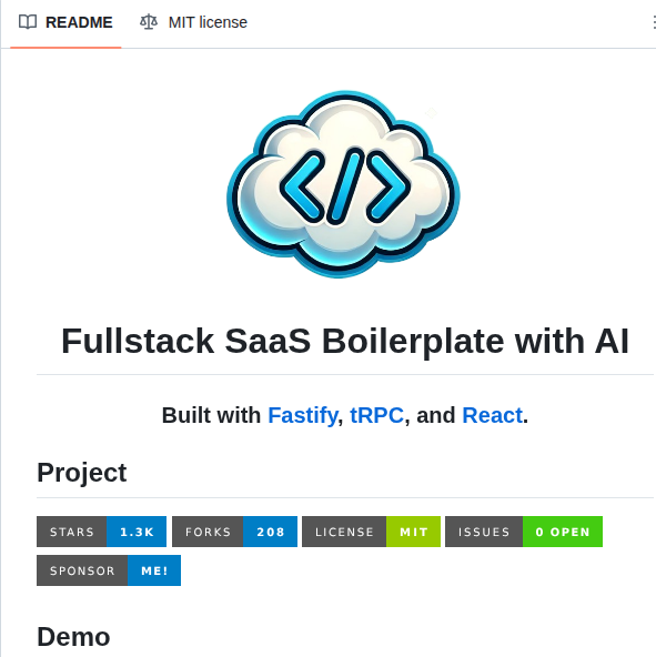 Alan345 Ai Fullstack Saas Boilerplate screenshot