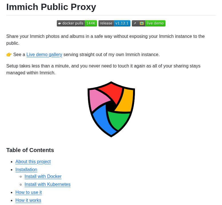 Alangrainger Immich Public Proxy screenshot