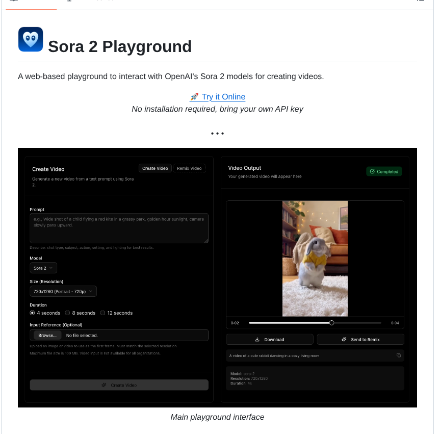 Alasano Sora 2 Playground screenshot