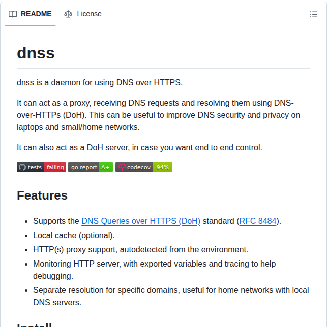 Albertito Dnss screenshot