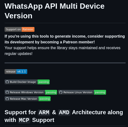 Aldinokemal Go Whatsapp Web Multidevice screenshot