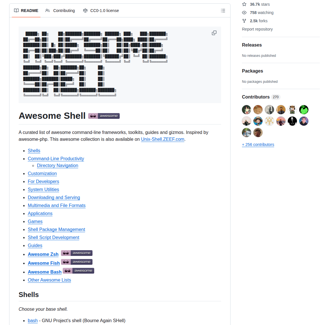 Alebcay Awesome Shell screenshot