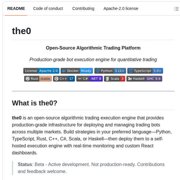 Alexanderwanyoike The0 screenshot