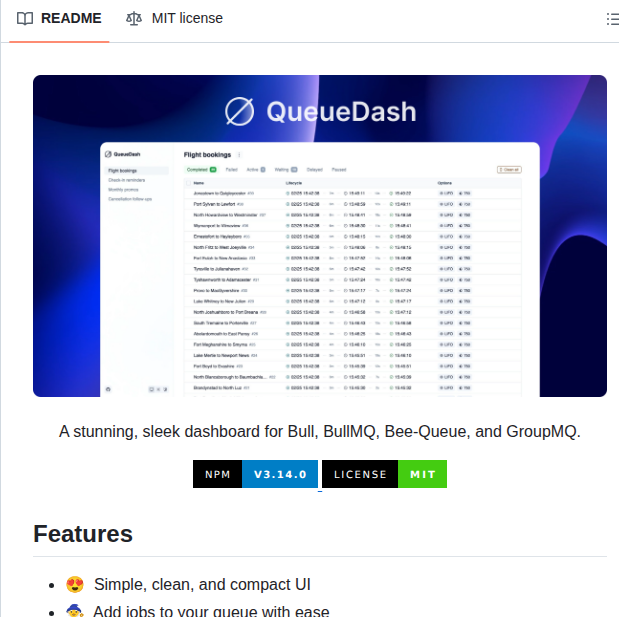 Alexbudure Queuedash screenshot