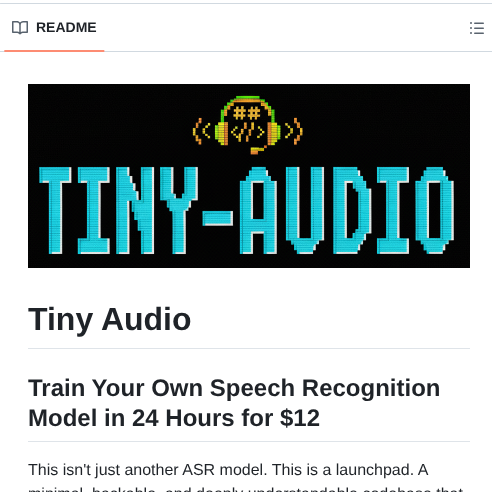 Alexkroman Tiny Audio screenshot