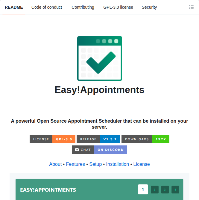 Alextselegidis Easyappointments screenshot