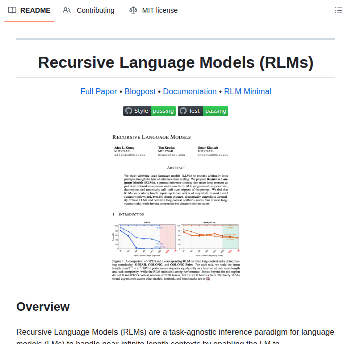 Alexzhang13 Rlm screenshot