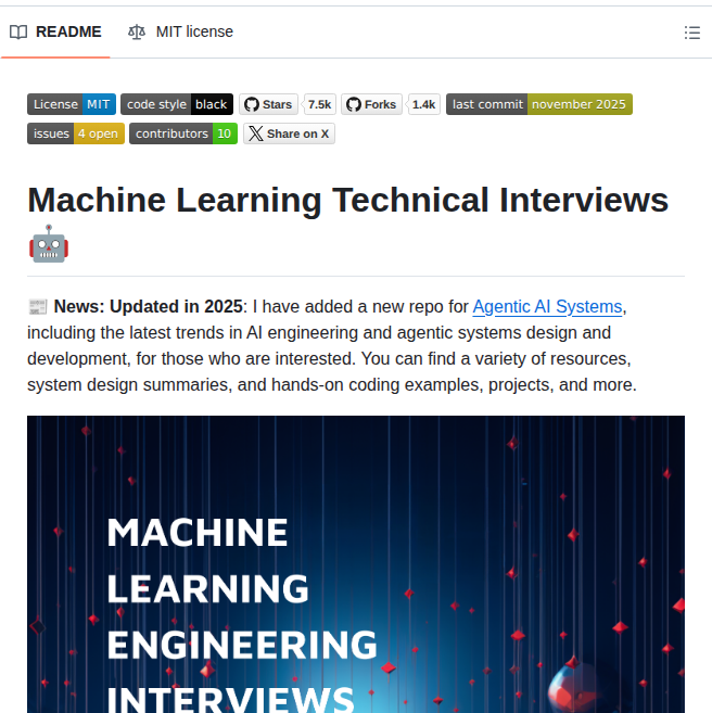 Alirezadir Machine Learning Interviews screenshot