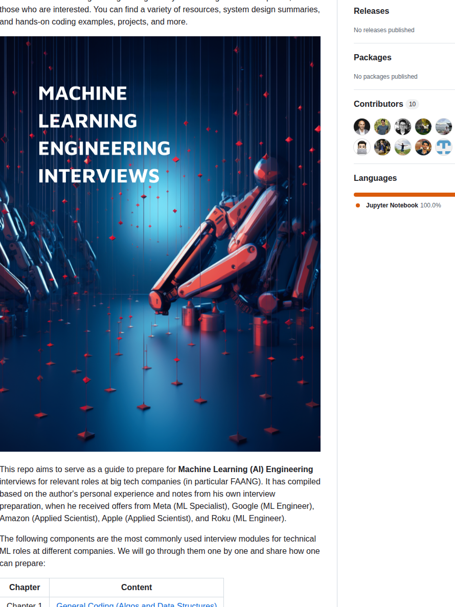 Alirezadir Machine Learning Interviews screenshot