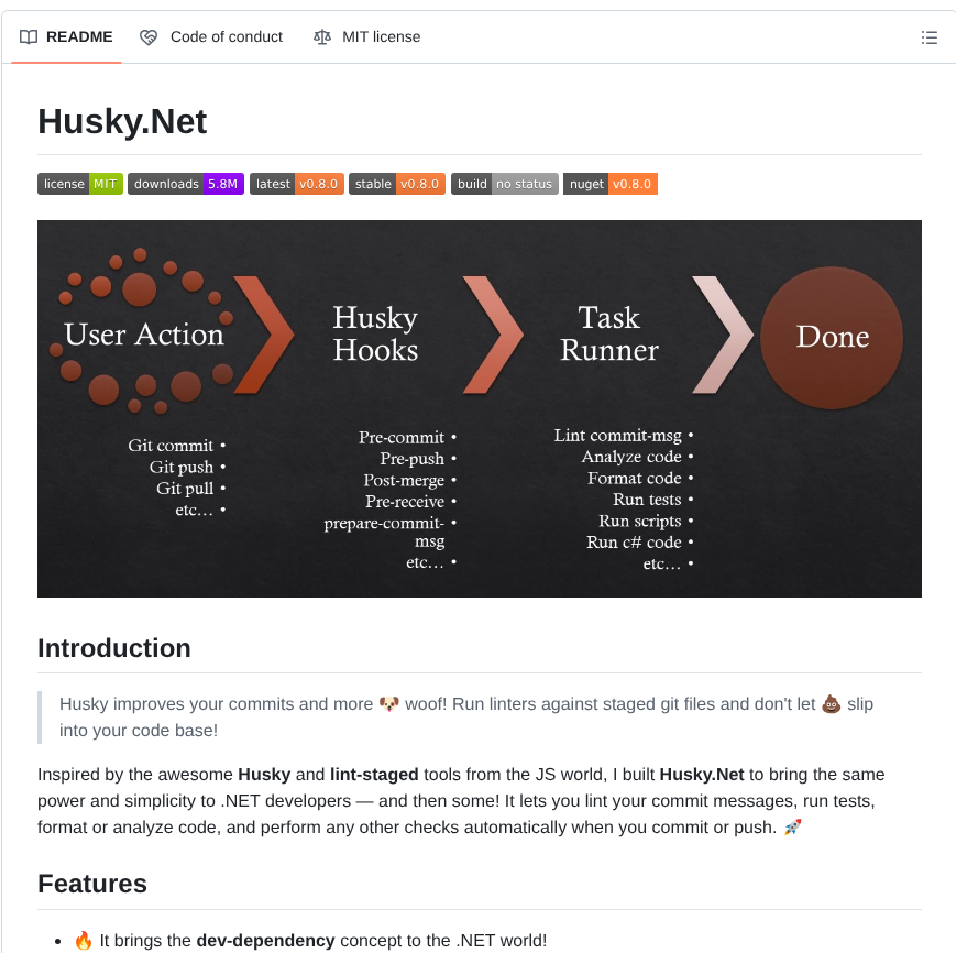 Alirezanet Husky.net screenshot
