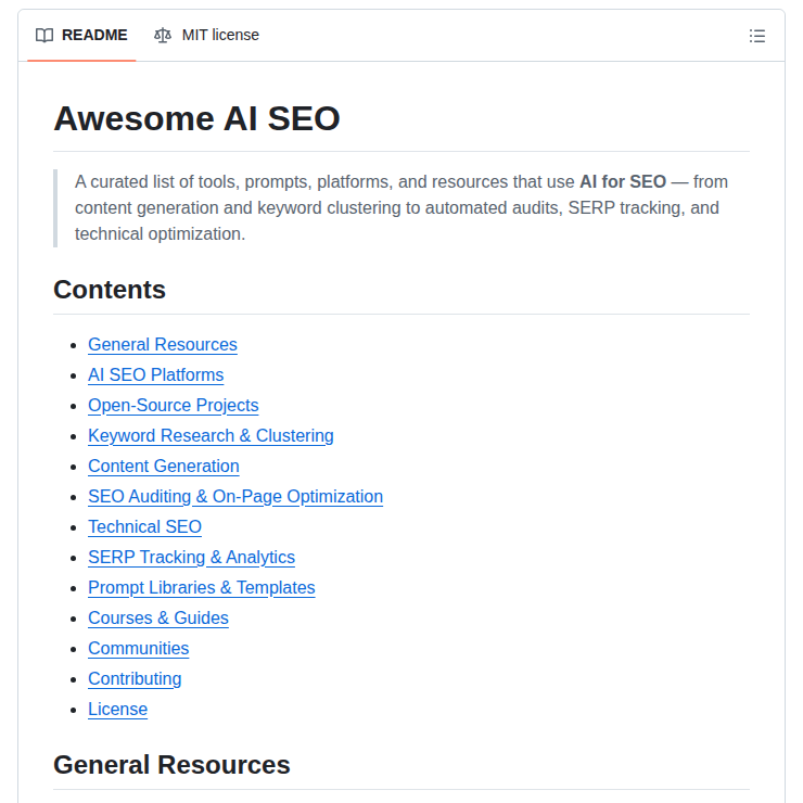 Alisongbs Awesome Ai Seo screenshot