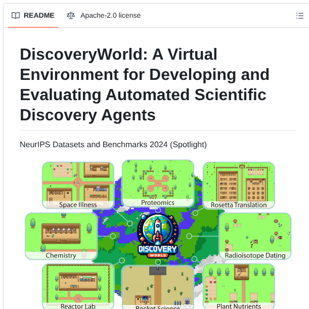 Allenai Discoveryworld screenshot