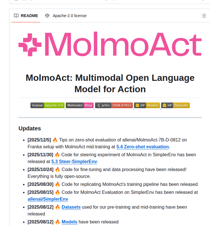 Allenai Molmoact screenshot