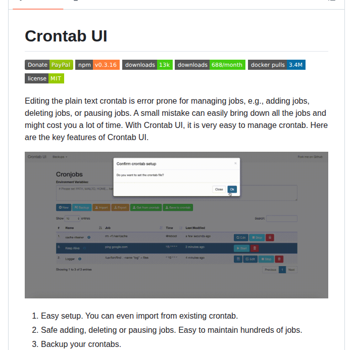 Alseambusher Crontab Ui screenshot