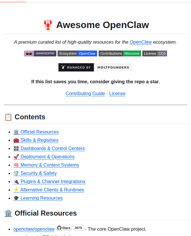 Alvinreal Awesome Openclaw screenshot