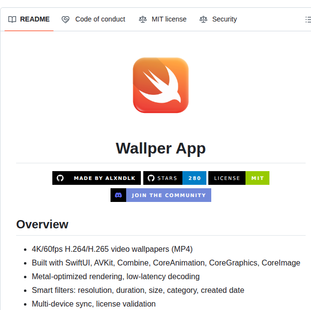 Alxndlk Wallper App screenshot