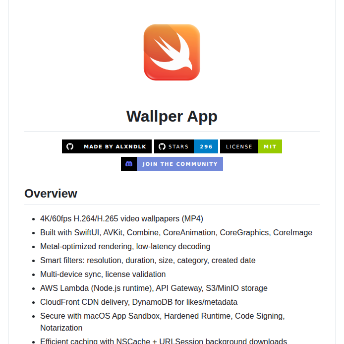 Alxndlk Wallper App screenshot