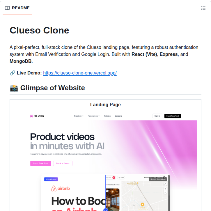 Am Saksham Clueso Clone screenshot