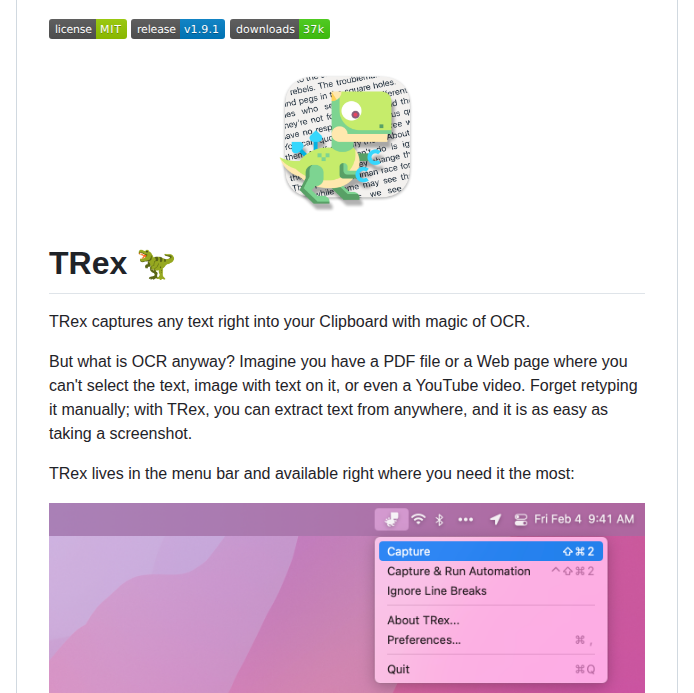 Amebalabs Trex screenshot