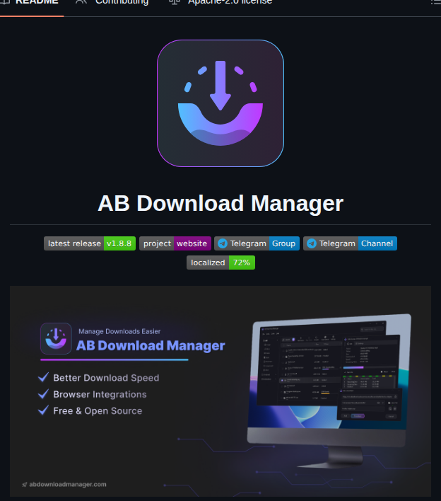 Amir1376 Ab Download Manager screenshot