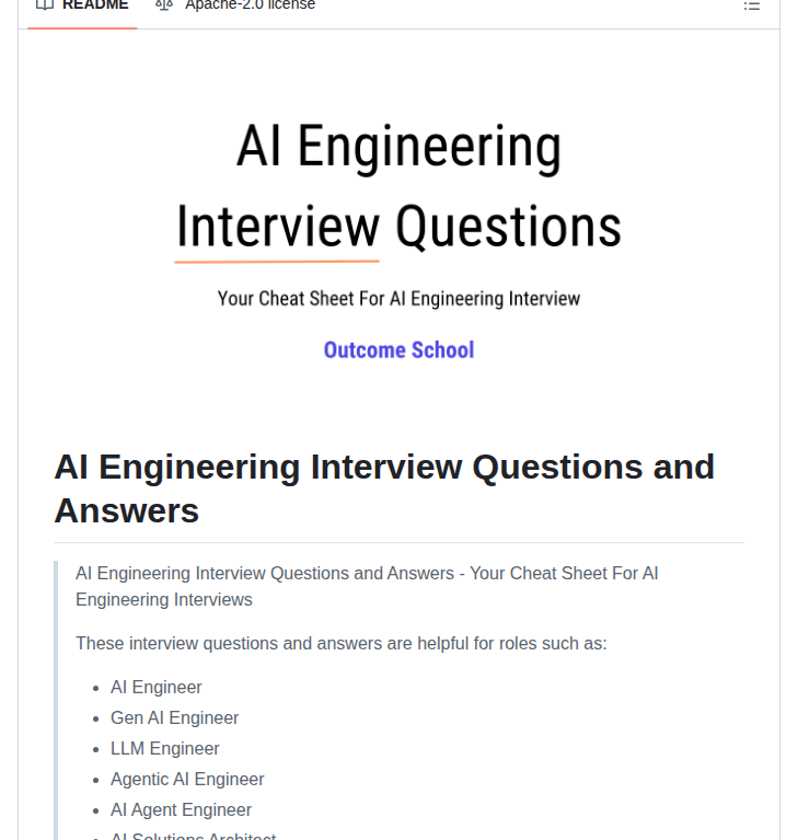 Amitshekhariitbhu Ai Engineering Interview Questions screenshot